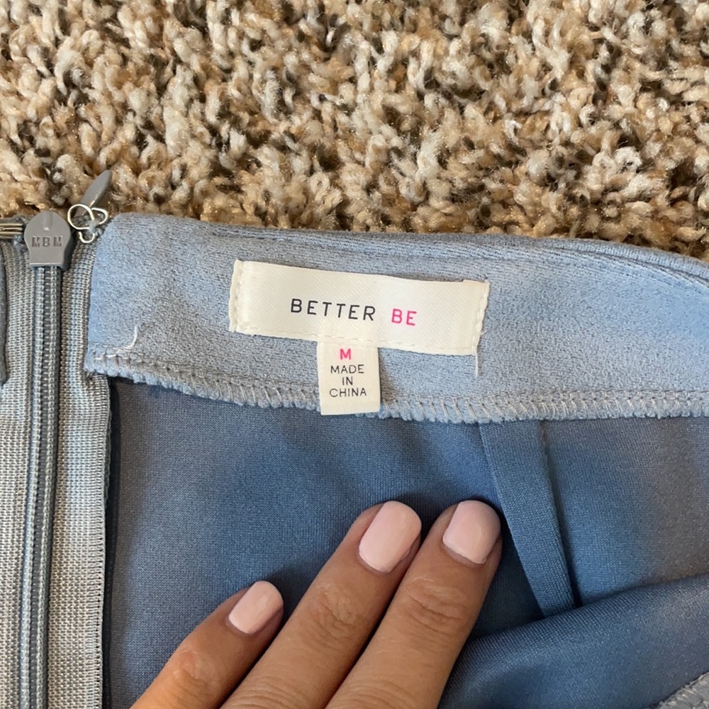 Blue mini skirt - Picture 3 of 3